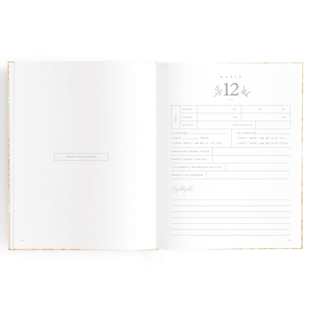 Fox & Fallow Baby Book - Cedarwood