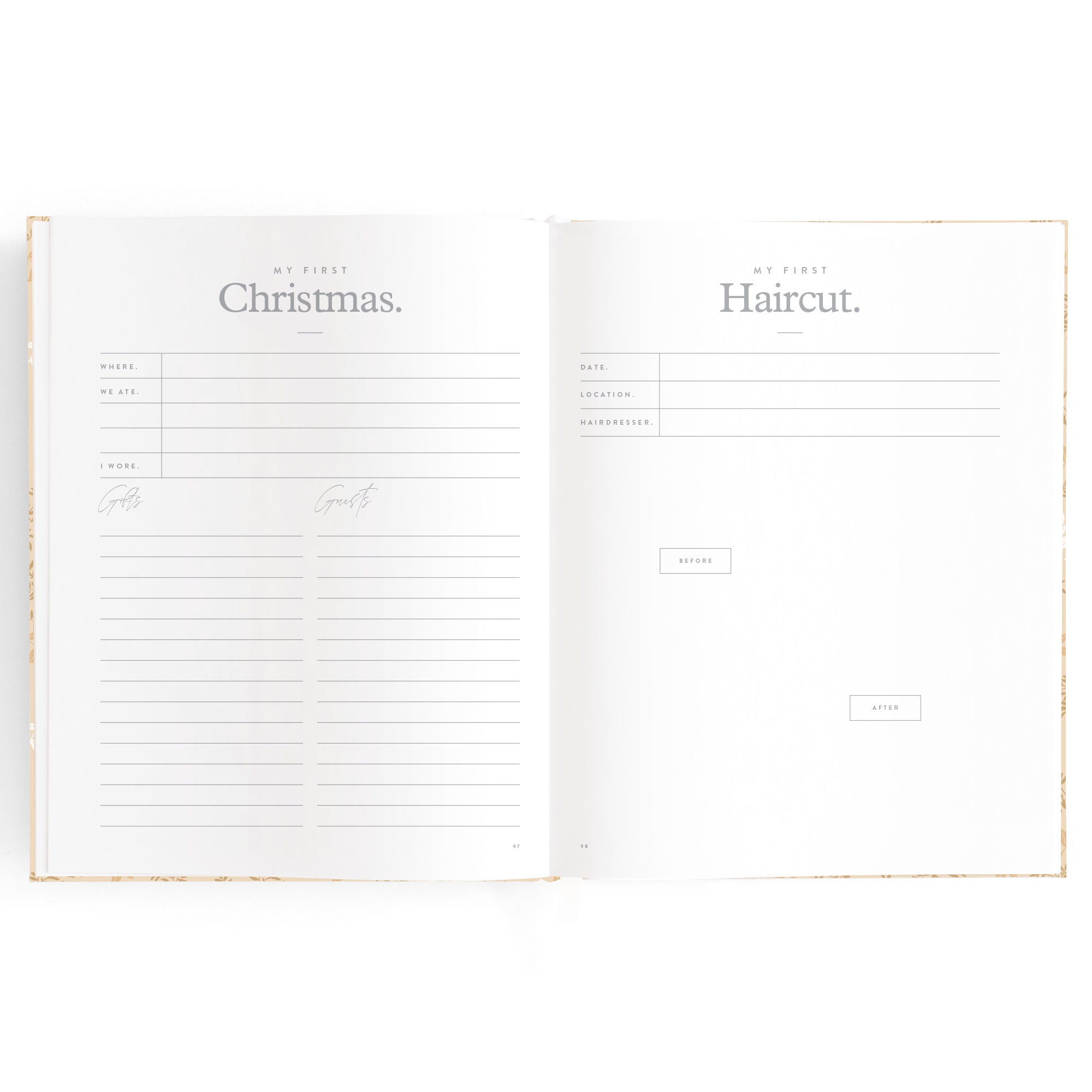 Fox & Fallow Baby Book - Cedarwood