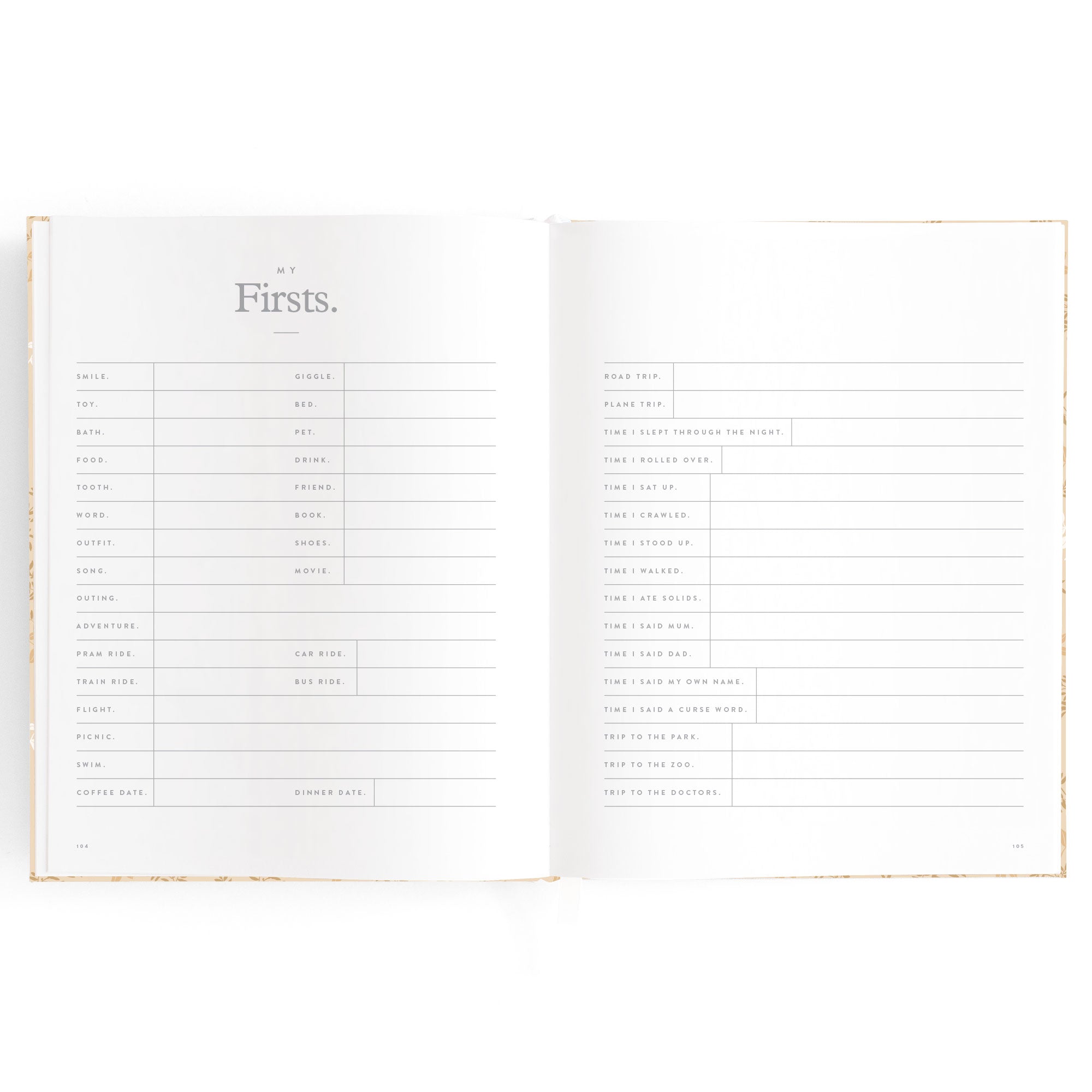 Fox & Fallow Baby Book - Cedarwood