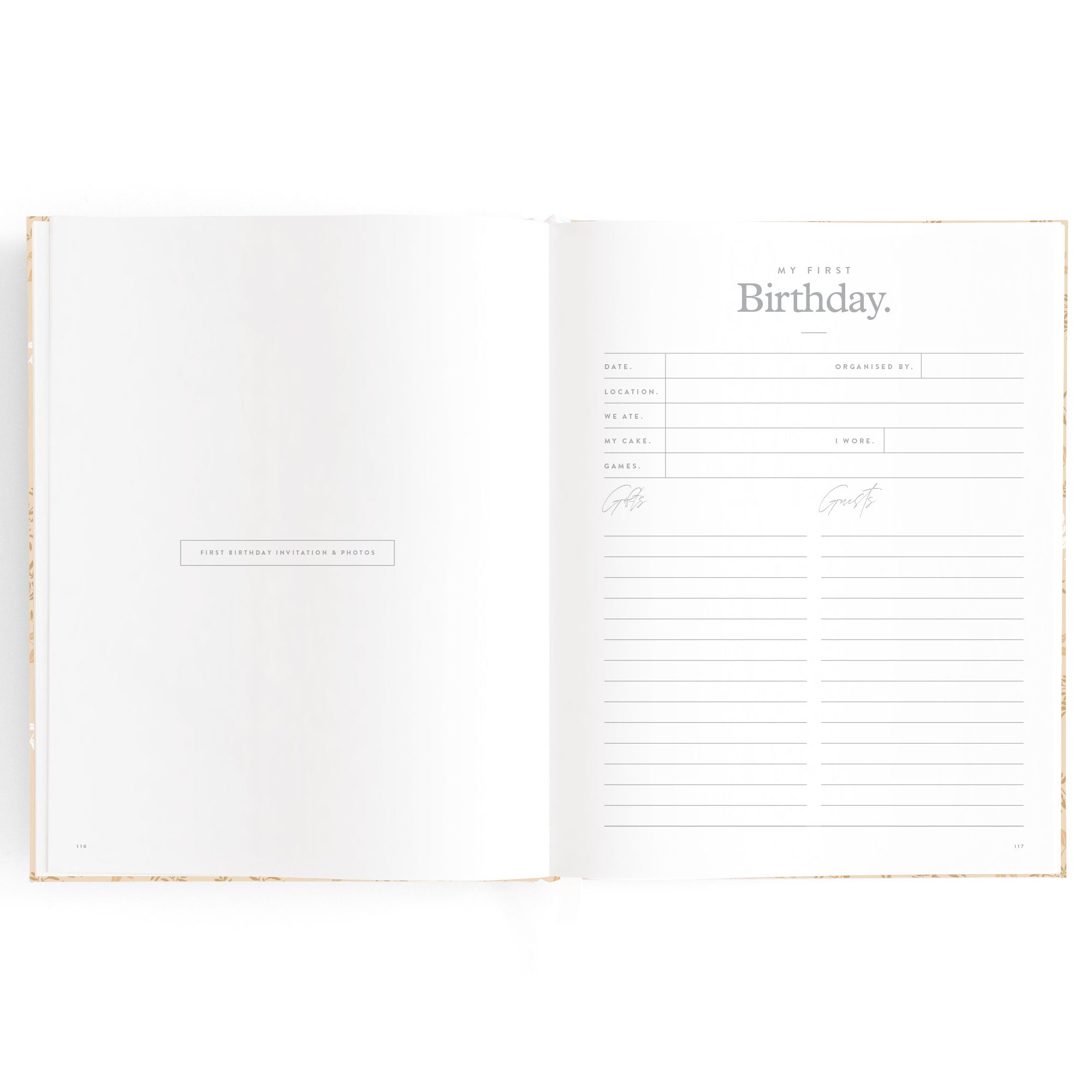 Fox & Fallow Baby Book - Cedarwood