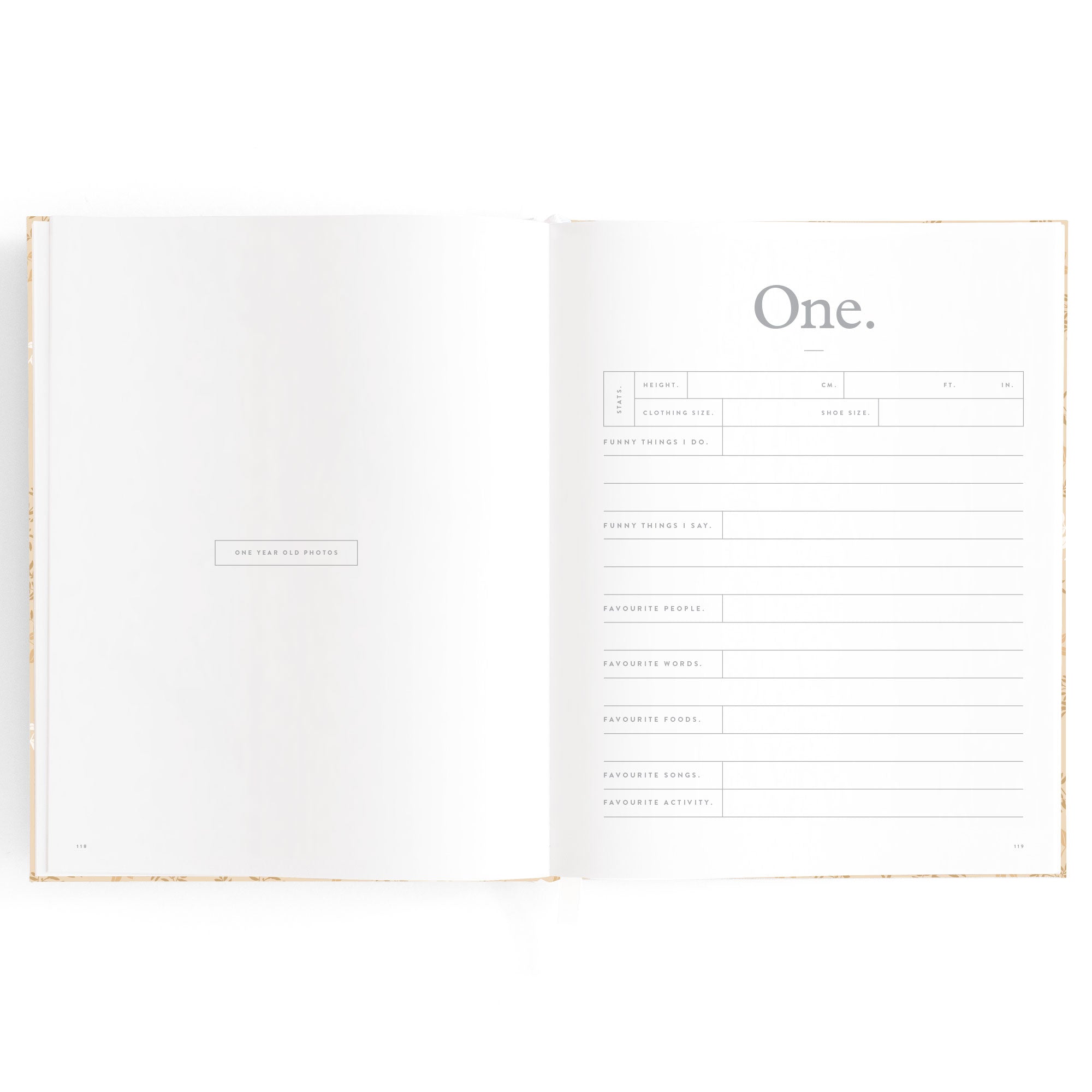 Fox & Fallow Baby Book - Cedarwood