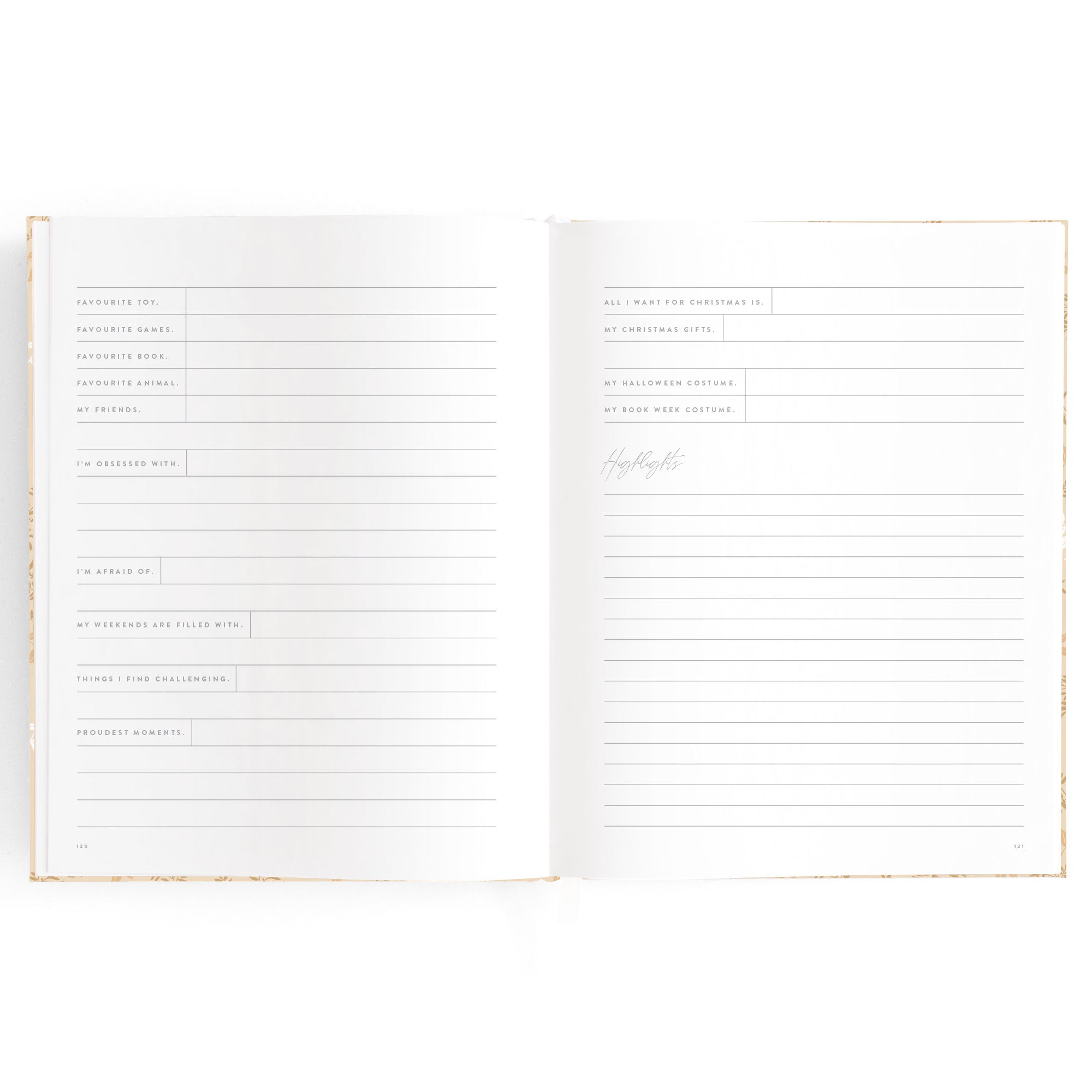 Fox & Fallow Baby Book - Cedarwood