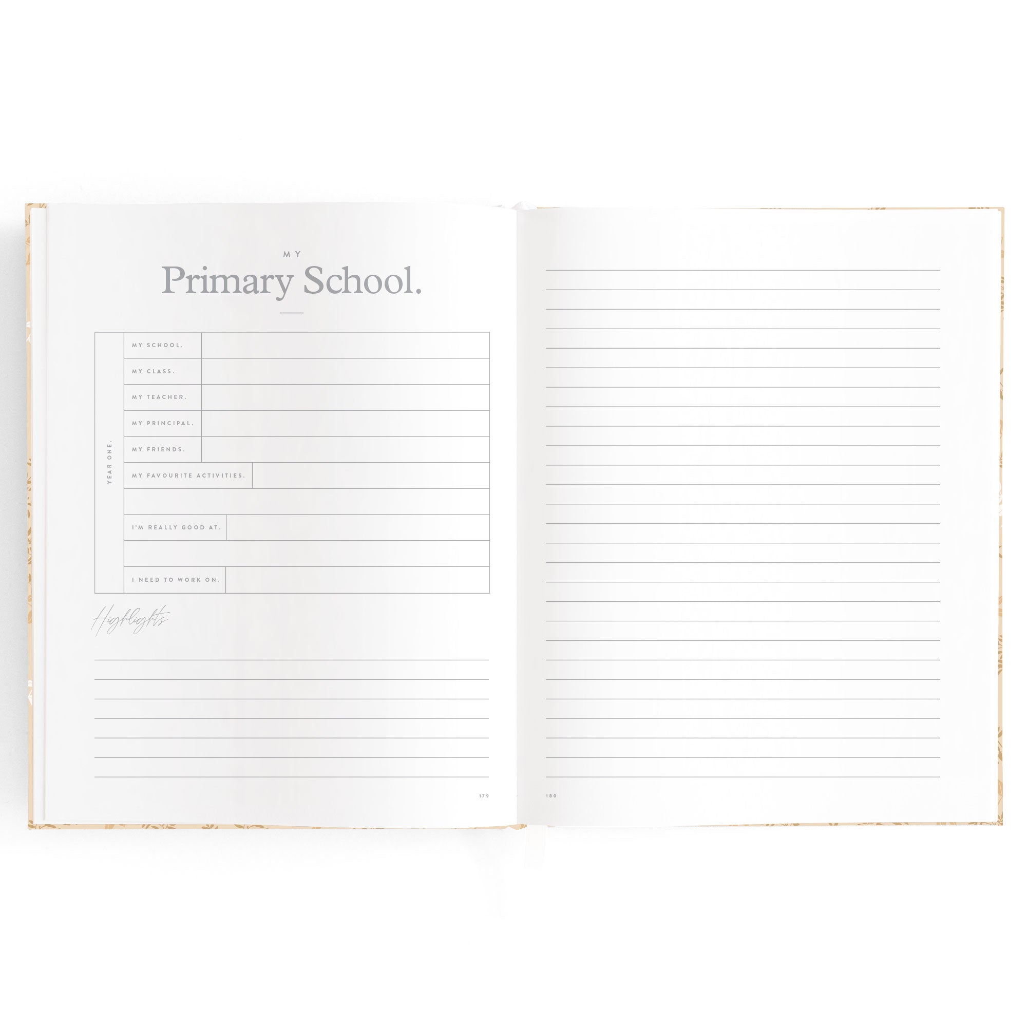 Fox & Fallow Baby Book - Cedarwood