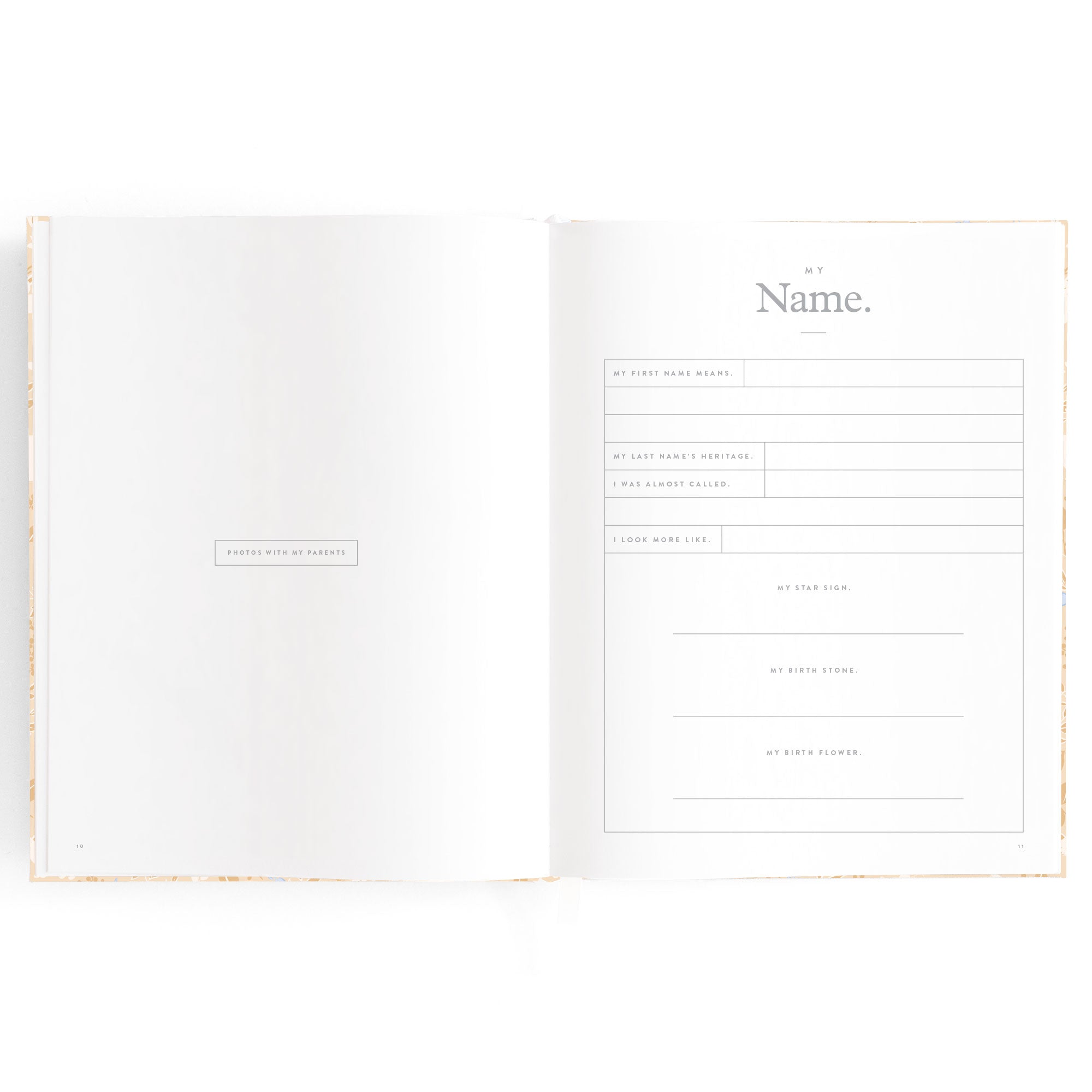 Fox & Fallow Baby Book - Forest Friends Maple