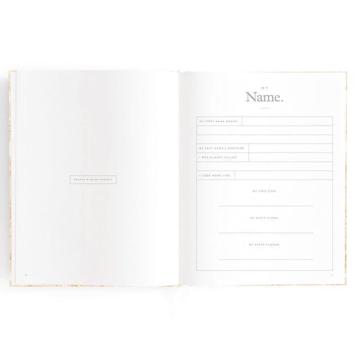 Fox & Fallow Baby Book - Forest Friends Maple