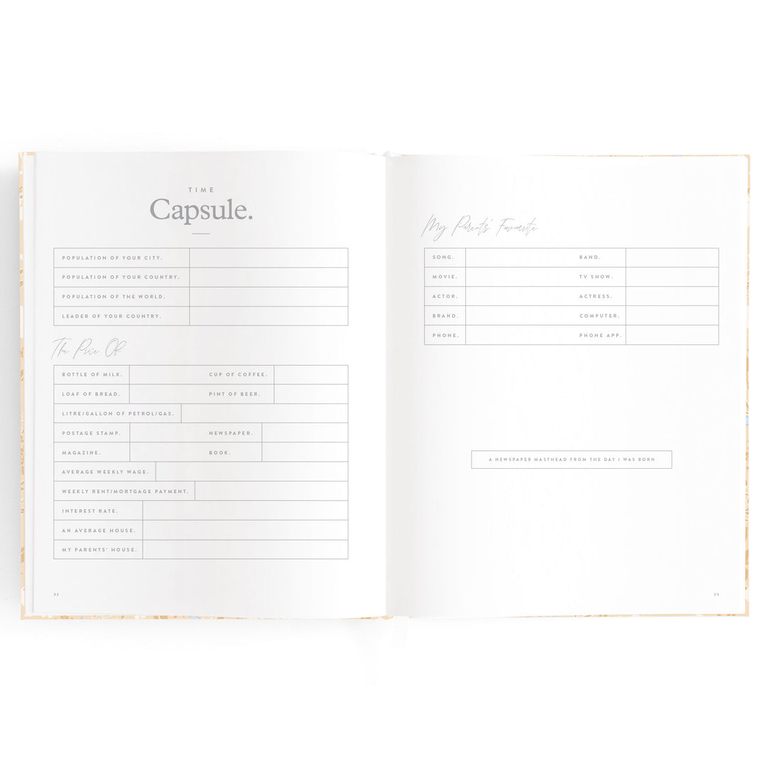 Fox & Fallow Baby Book - Forest Friends Maple