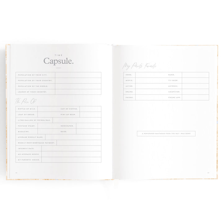 Fox & Fallow Baby Book - Forest Friends Maple