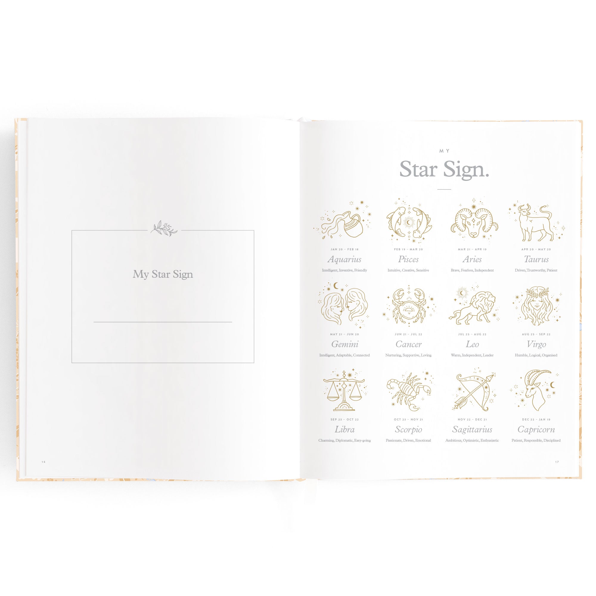 Fox & Fallow Baby Book - Forest Friends Maple
