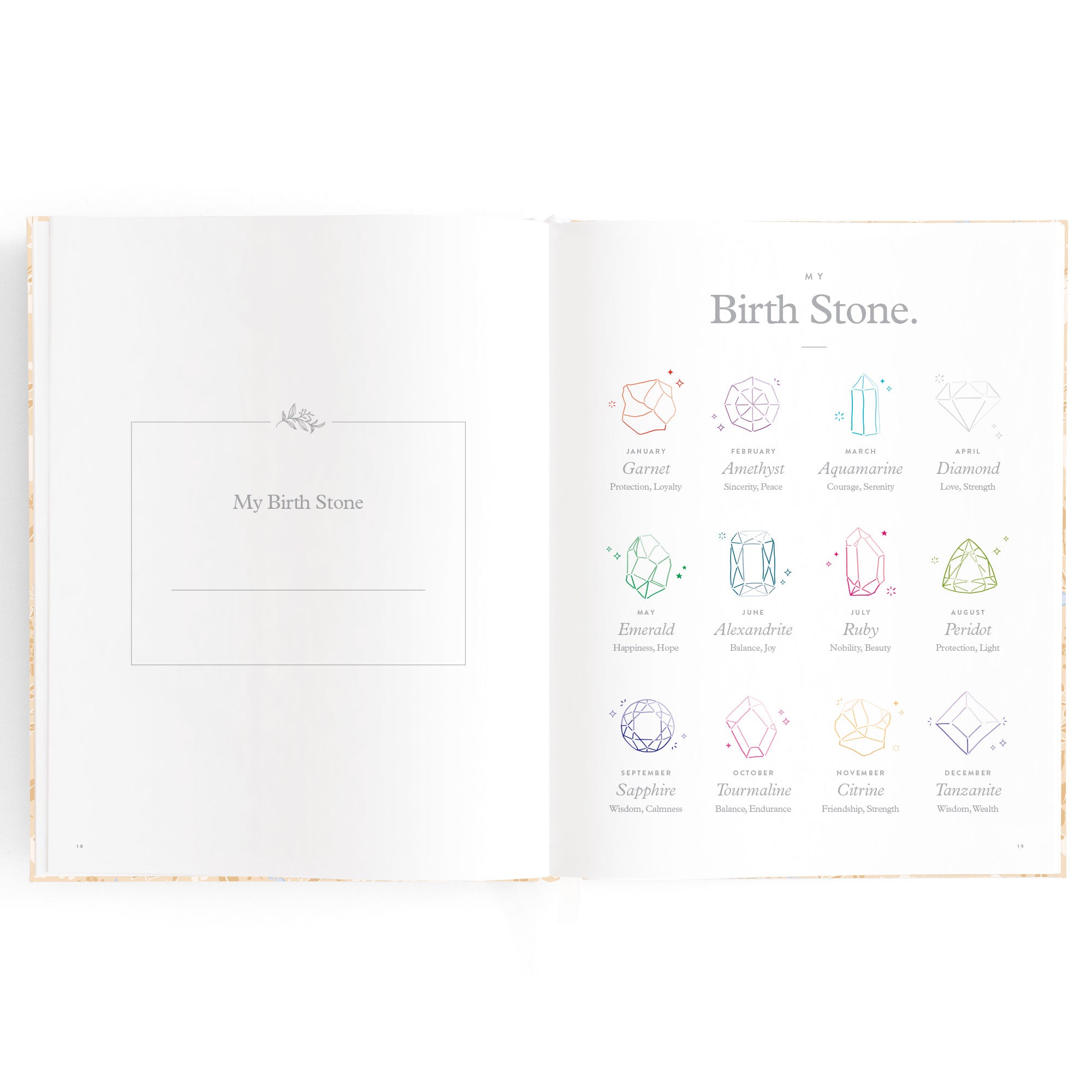 Fox & Fallow Baby Book - Forest Friends Maple