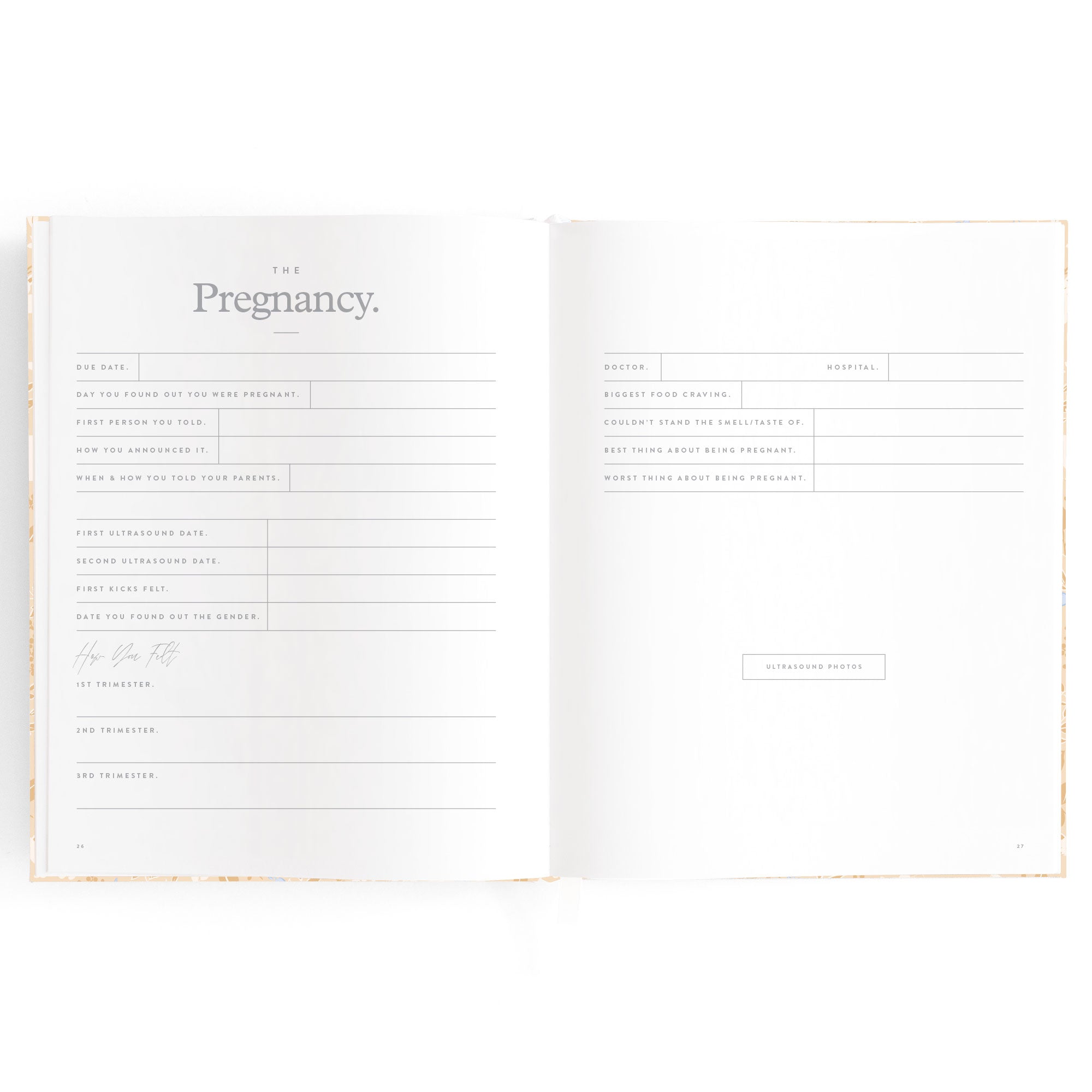 Fox & Fallow Baby Book - Forest Friends Maple