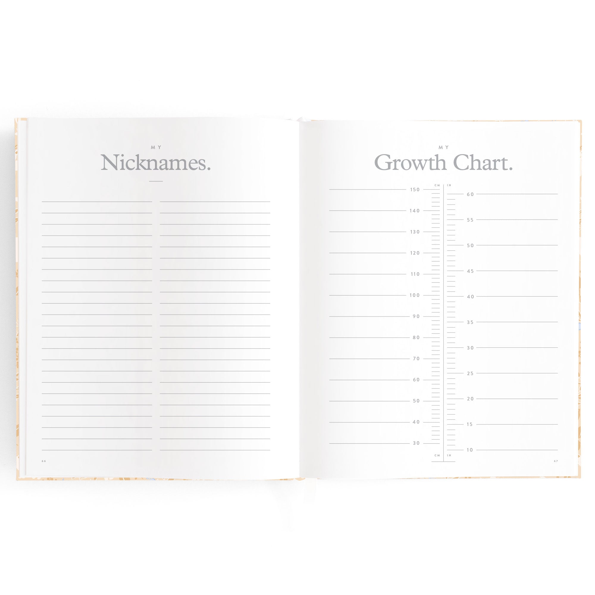 Fox & Fallow Baby Book - Forest Friends Maple