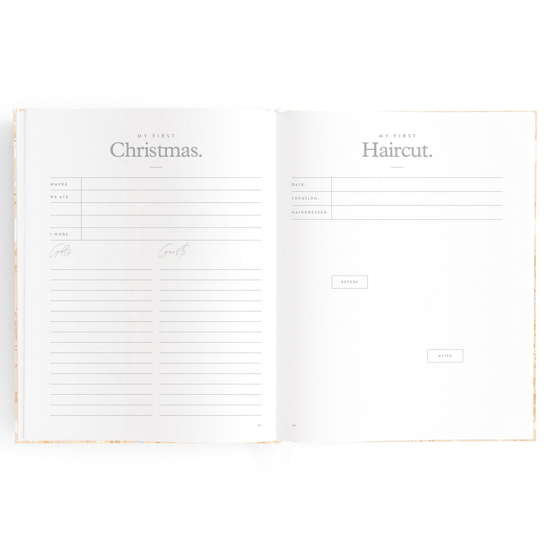Fox & Fallow Baby Book - Forest Friends Maple