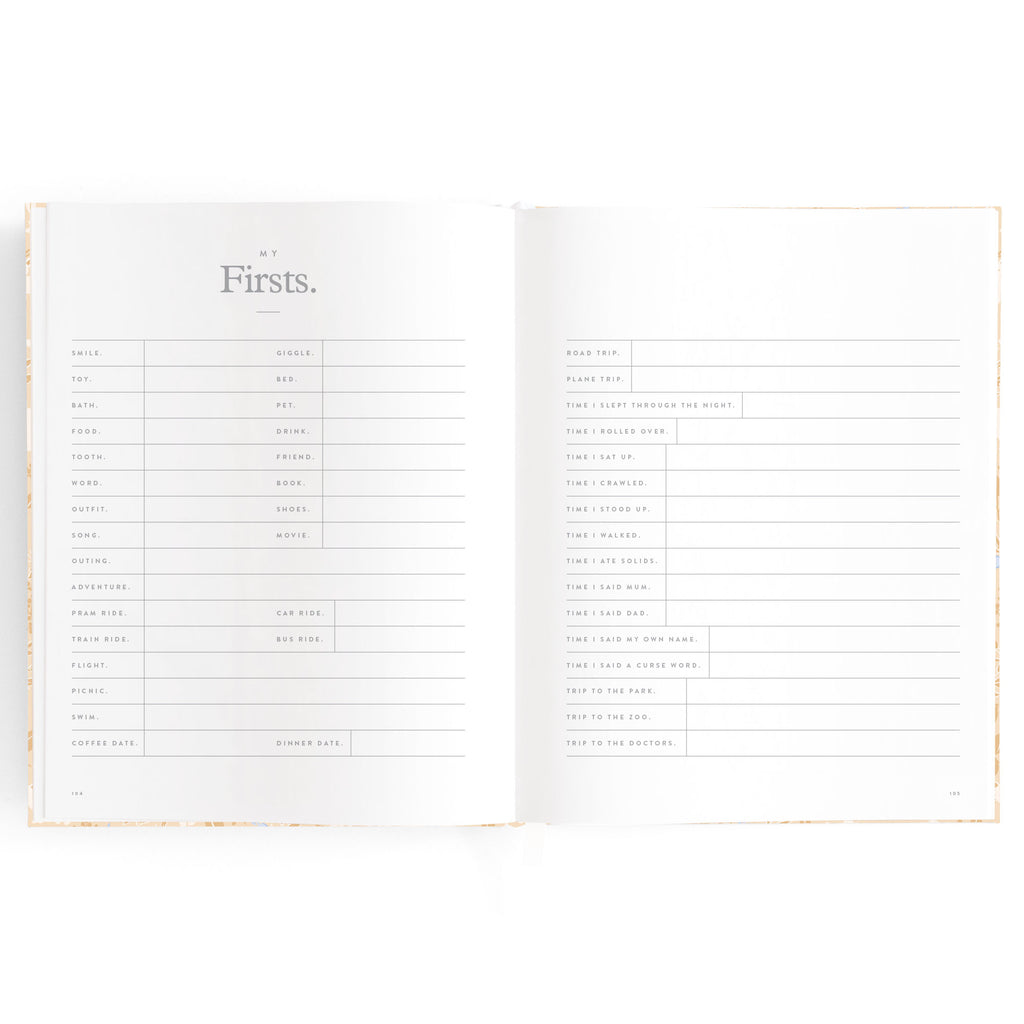 Fox & Fallow Baby Book - Forest Friends Maple