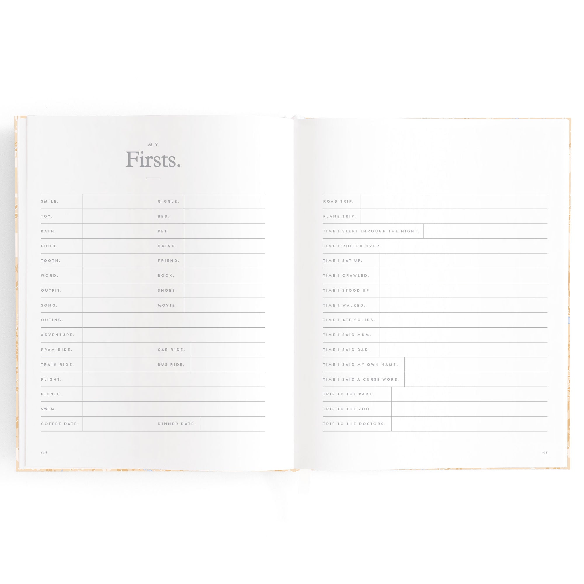 Fox & Fallow Baby Book - Forest Friends Maple