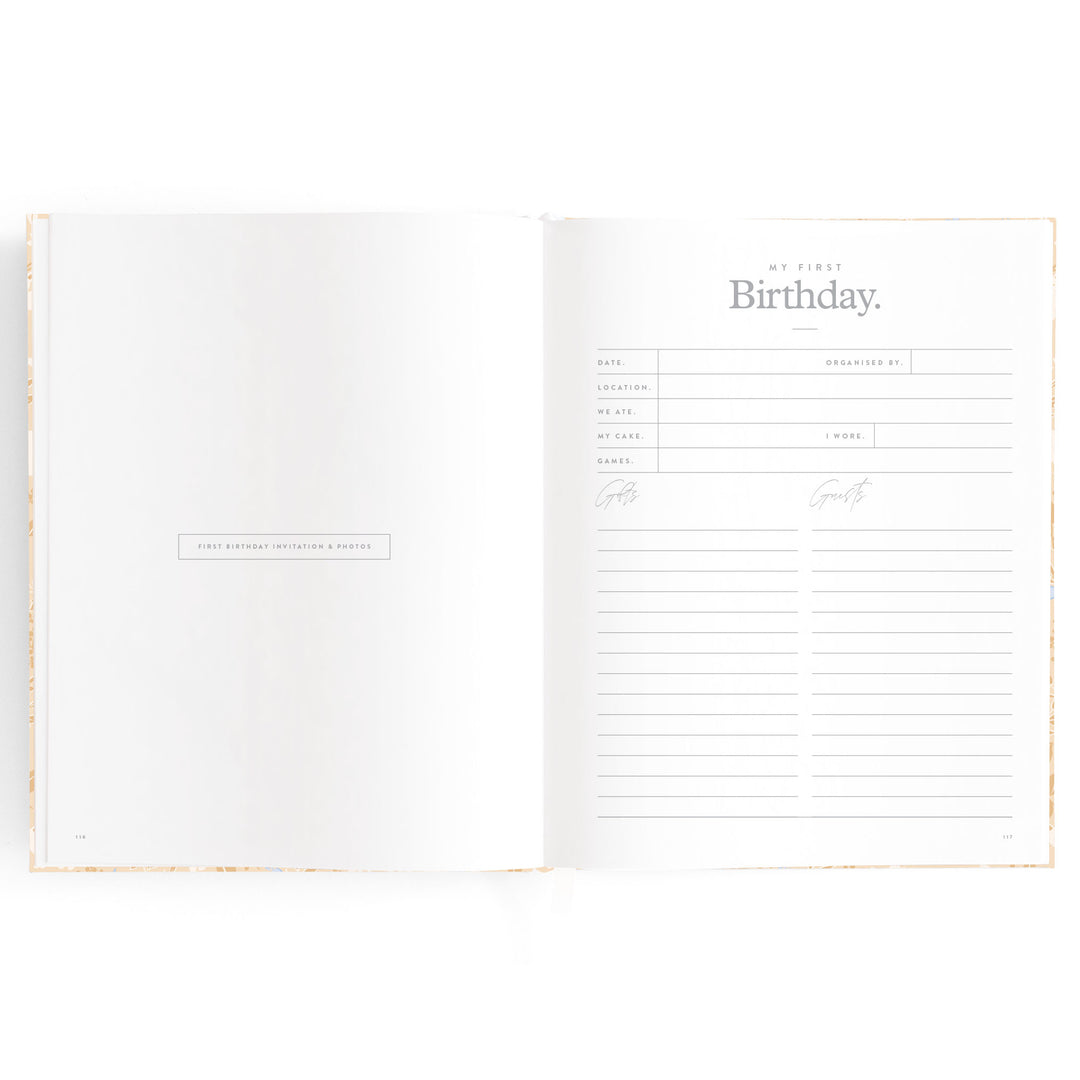 Fox & Fallow Baby Book - Forest Friends Maple