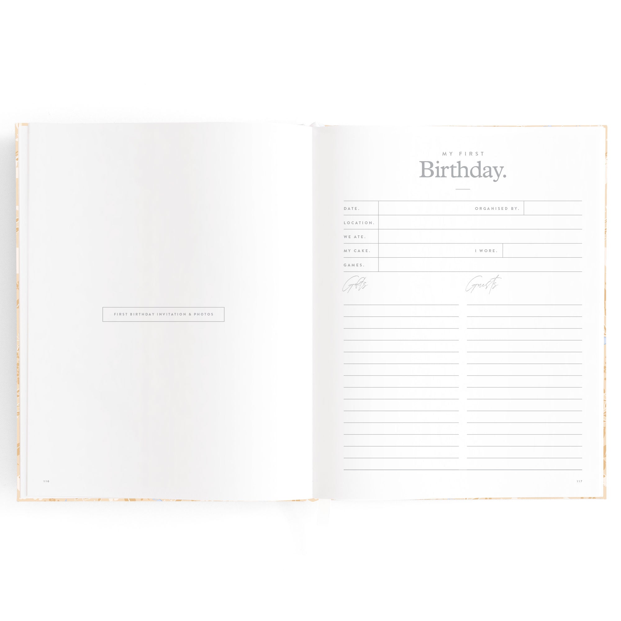 Fox & Fallow Baby Book - Forest Friends Maple