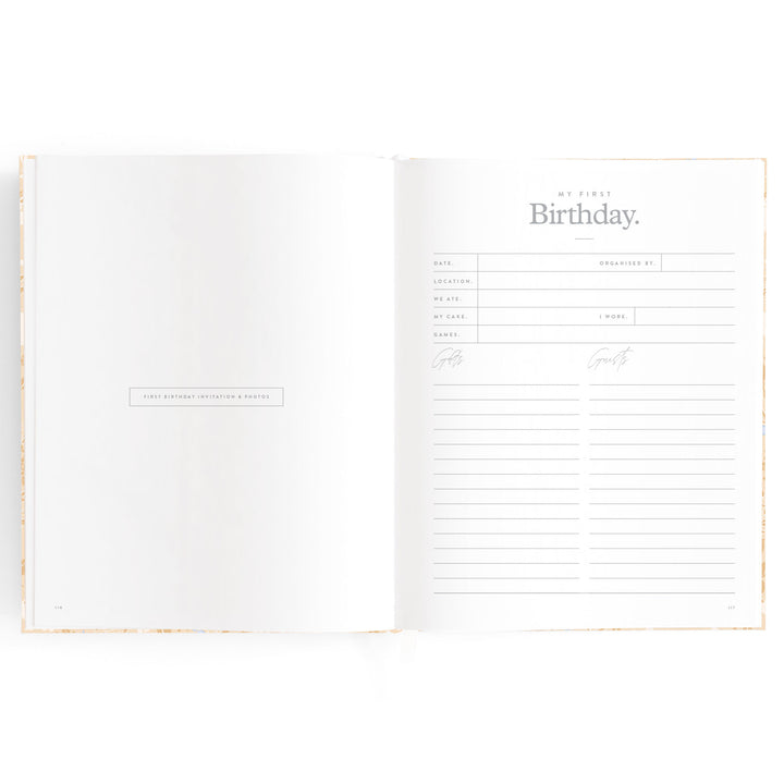Fox & Fallow Baby Book - Forest Friends Maple