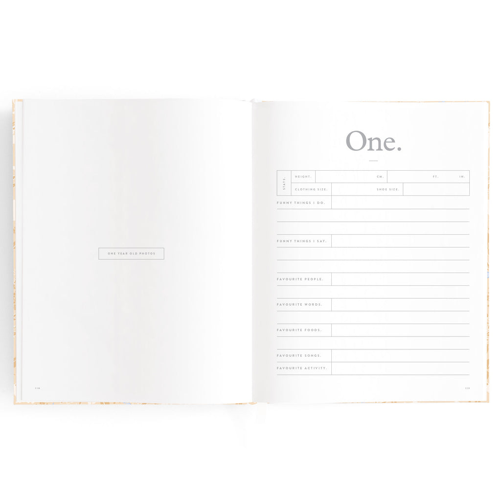 Fox & Fallow Baby Book - Forest Friends Maple
