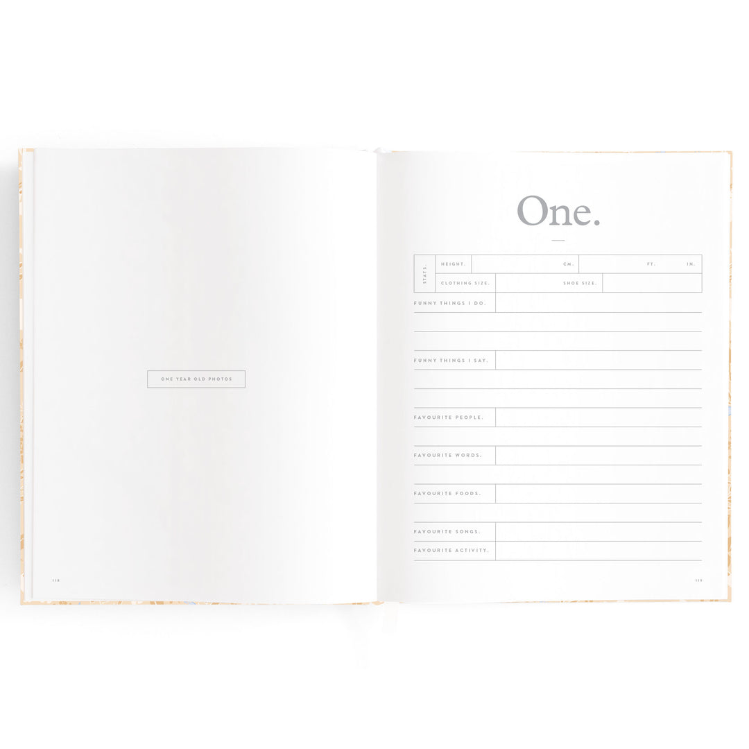 Fox & Fallow Baby Book - Forest Friends Maple