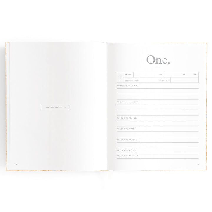 Fox & Fallow Baby Book - Forest Friends Maple