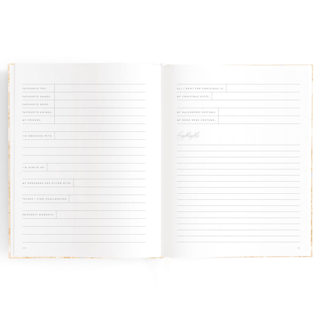 Fox & Fallow Baby Book - Forest Friends Maple
