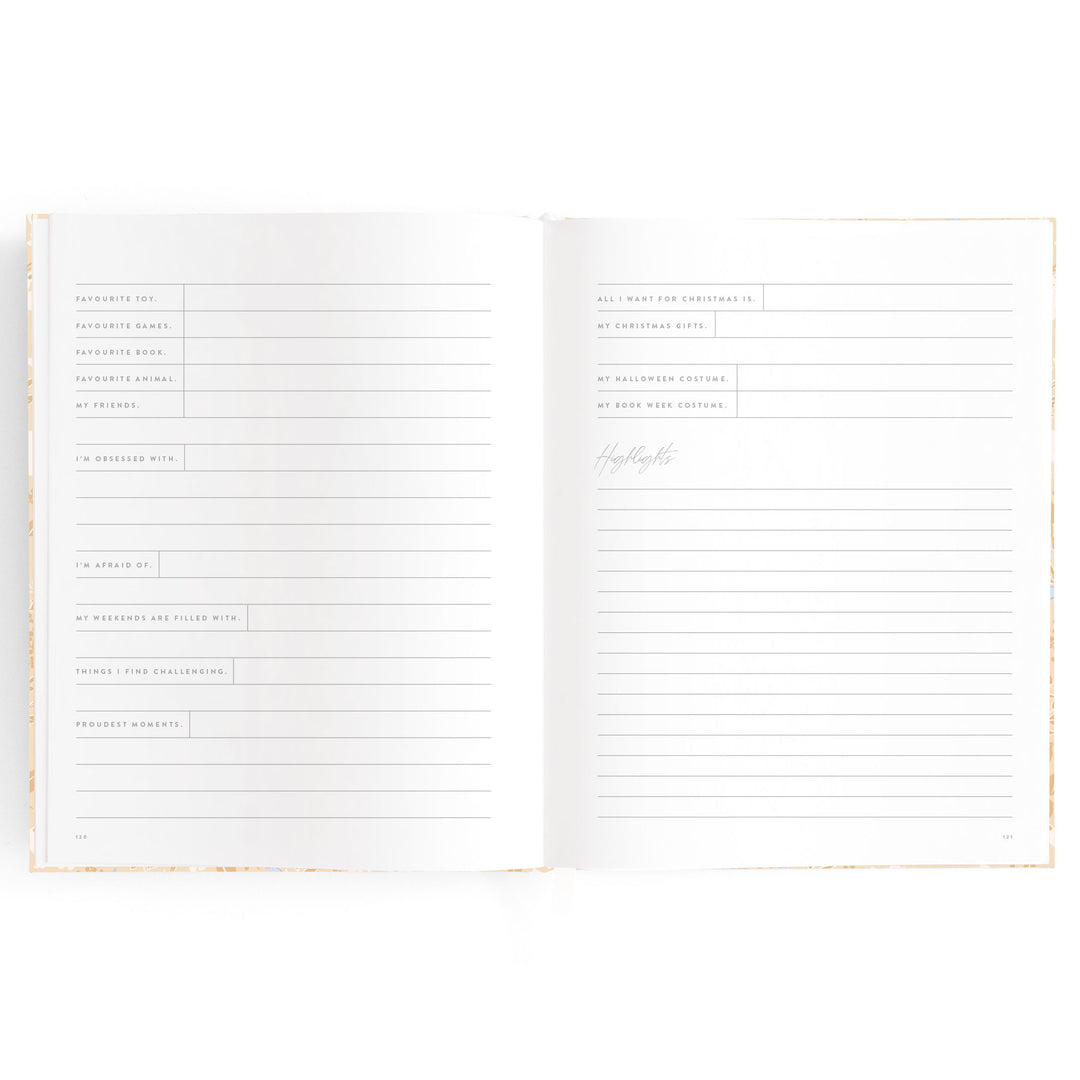 Fox & Fallow Baby Book - Forest Friends Maple