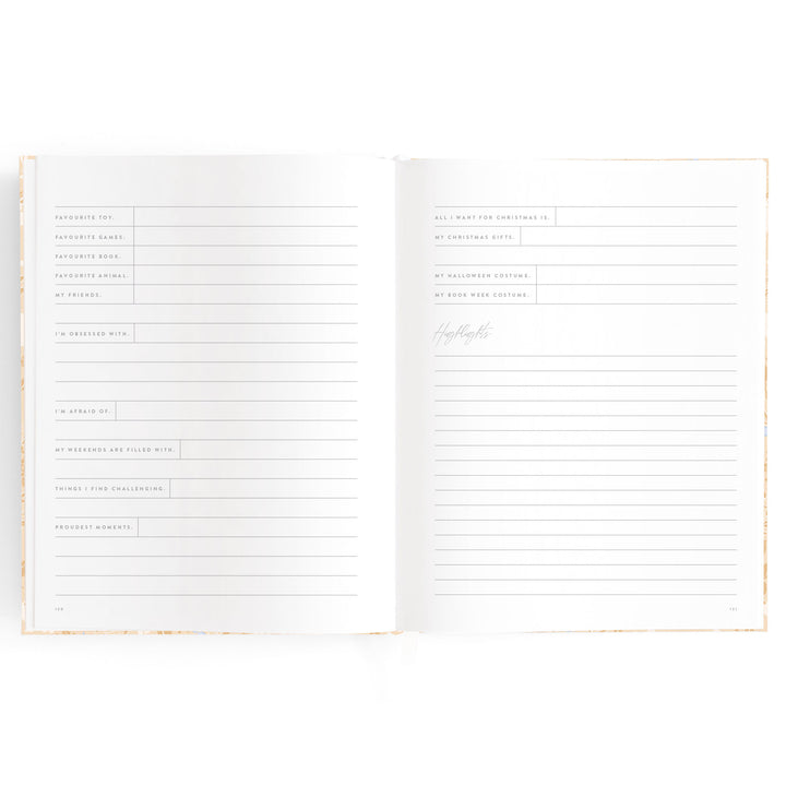 Fox & Fallow Baby Book - Forest Friends Maple