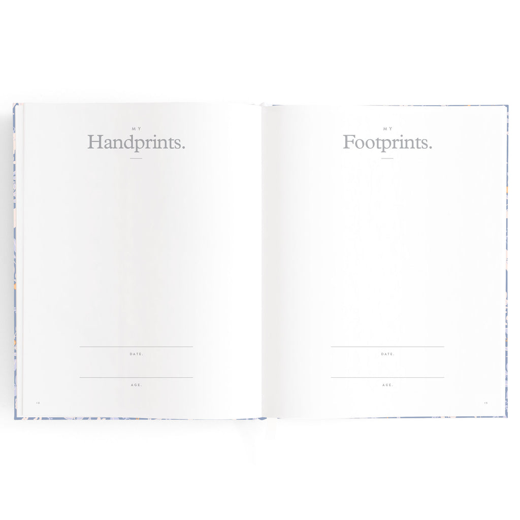 Fox & Fallow Baby Book - Forest Friends Cornflower