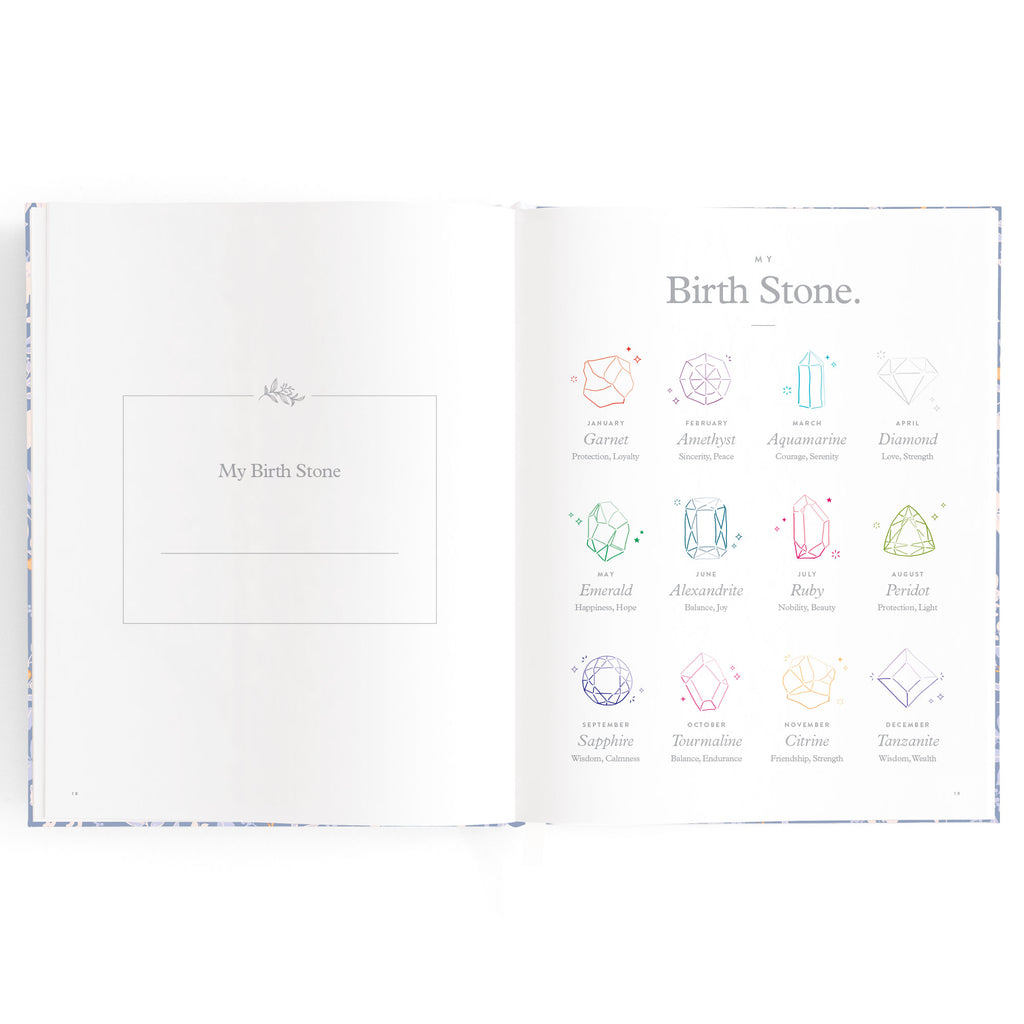 Fox & Fallow Baby Book - Forest Friends Cornflower