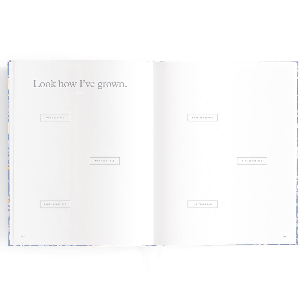 Fox & Fallow Baby Book - Forest Friends Cornflower