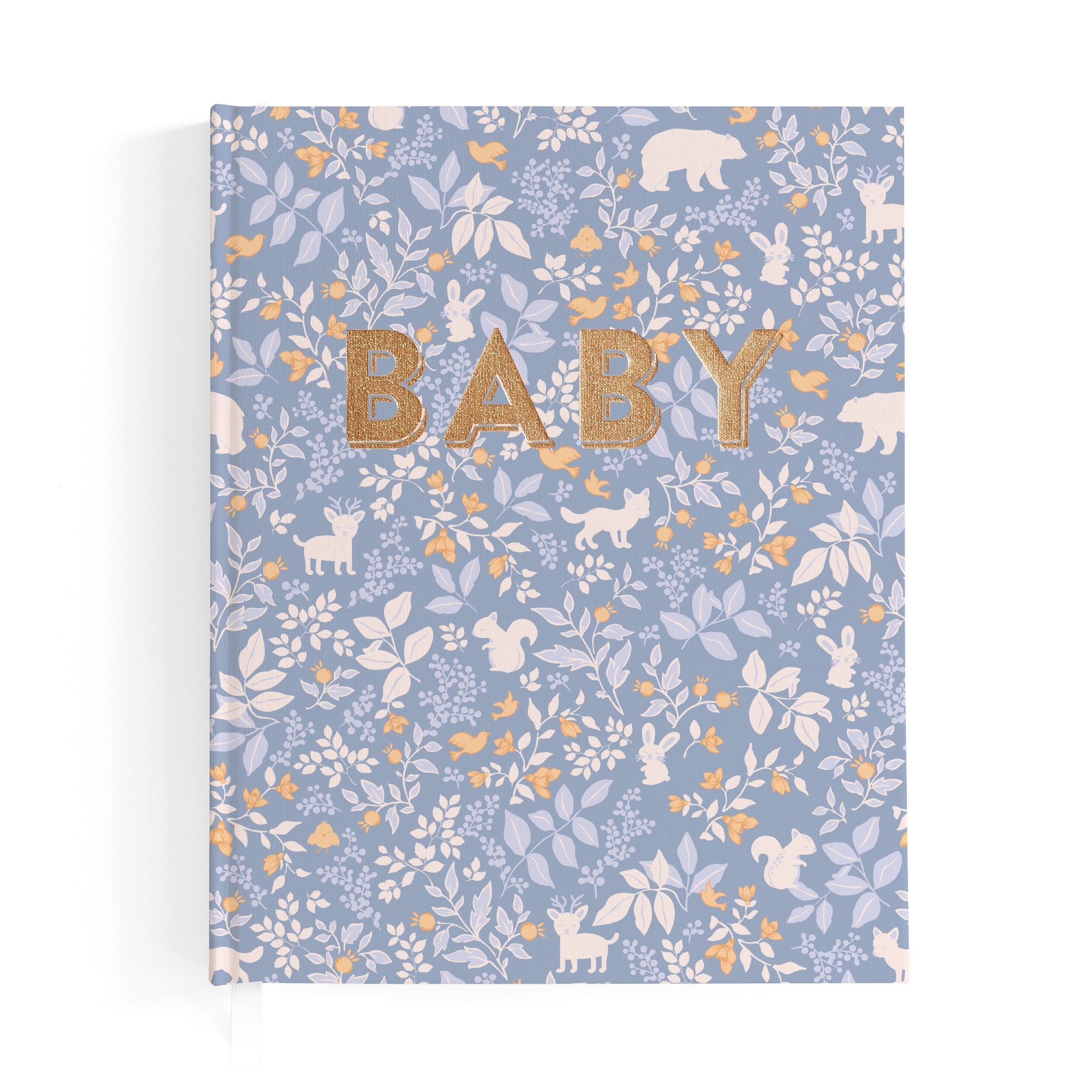 Fox & Fallow Baby Book - Forest Friends Cornflower