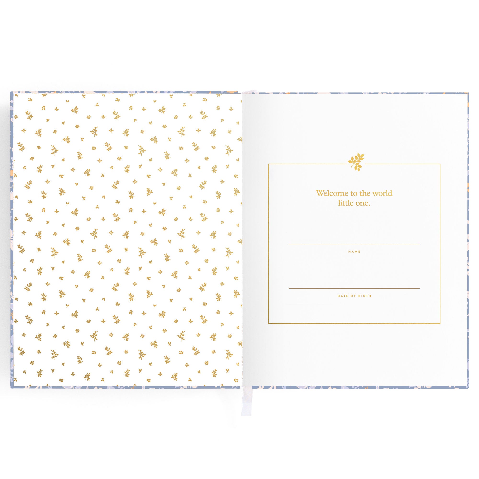 Fox & Fallow Baby Book - Forest Friends Cornflower