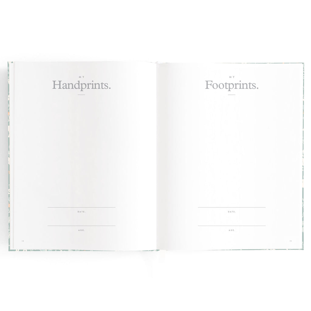Fox & Fallow Baby Book - Forest Friends Sage