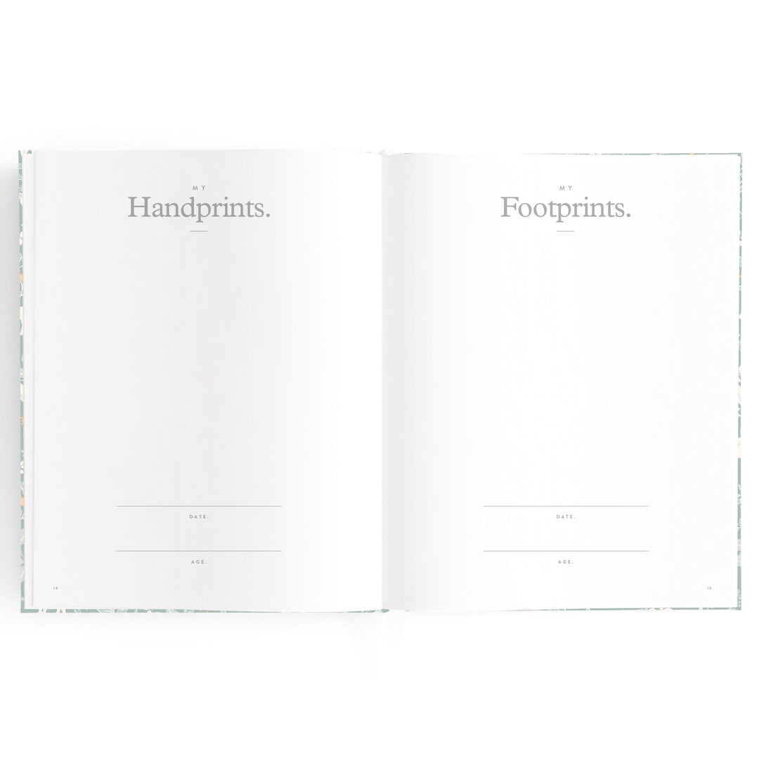 Fox & Fallow Baby Book - Forest Friends Sage