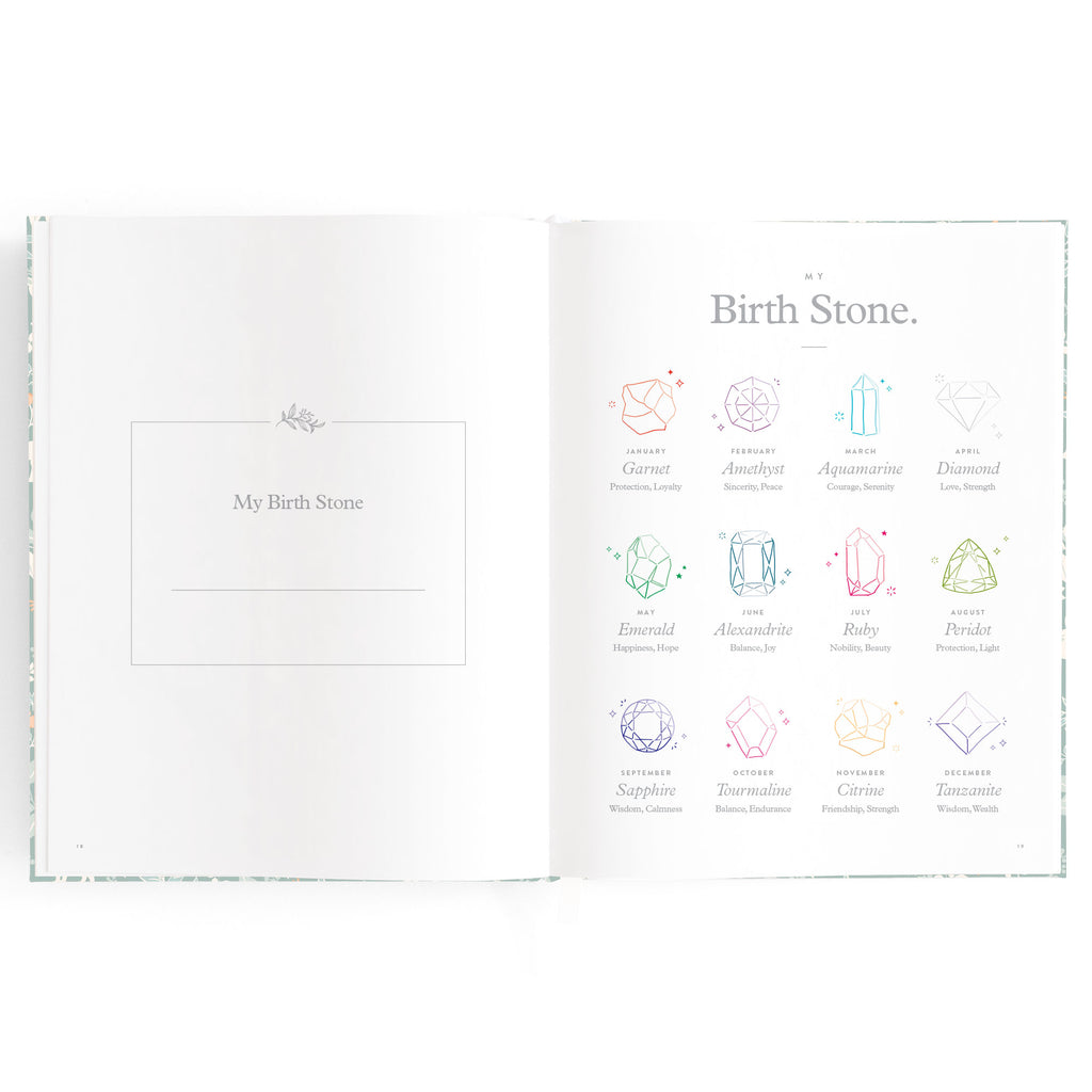 Fox & Fallow Baby Book - Forest Friends Sage