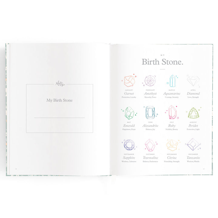 Fox & Fallow Baby Book - Forest Friends Sage