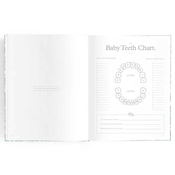 Fox & Fallow Baby Book - Forest Friends Sage