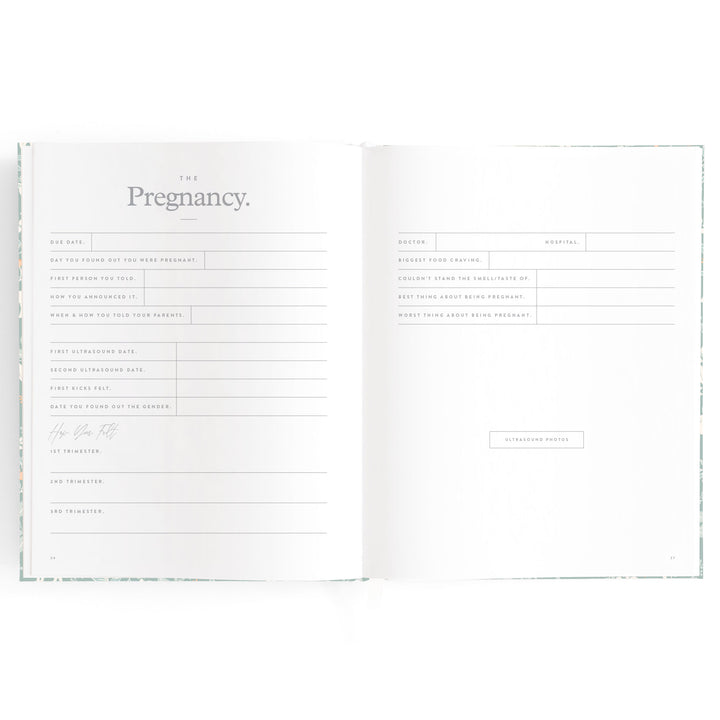 Fox & Fallow Baby Book - Forest Friends Sage