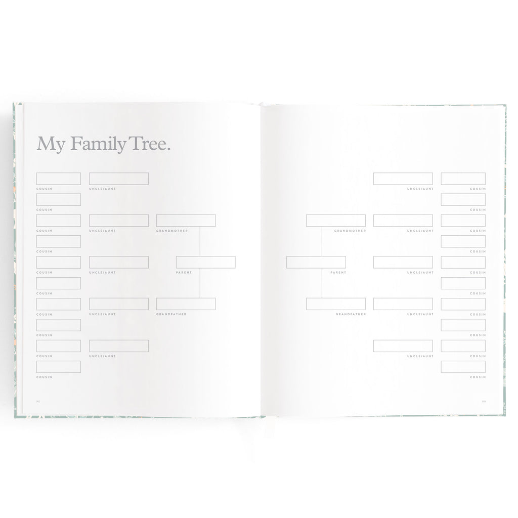 Fox & Fallow Baby Book - Forest Friends Sage