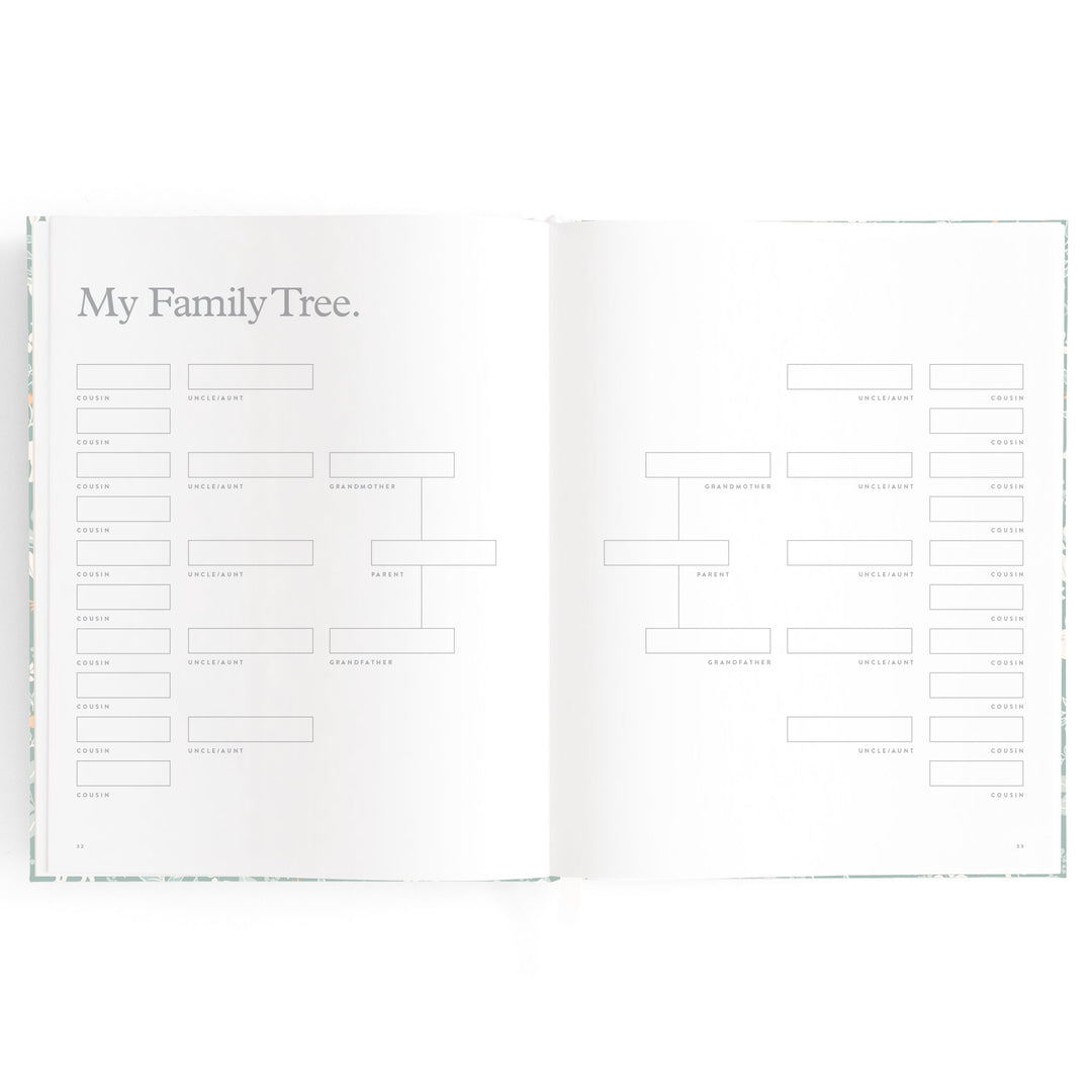 Fox & Fallow Baby Book - Forest Friends Sage