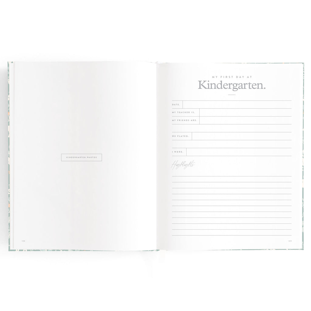 Fox & Fallow Baby Book - Forest Friends Sage