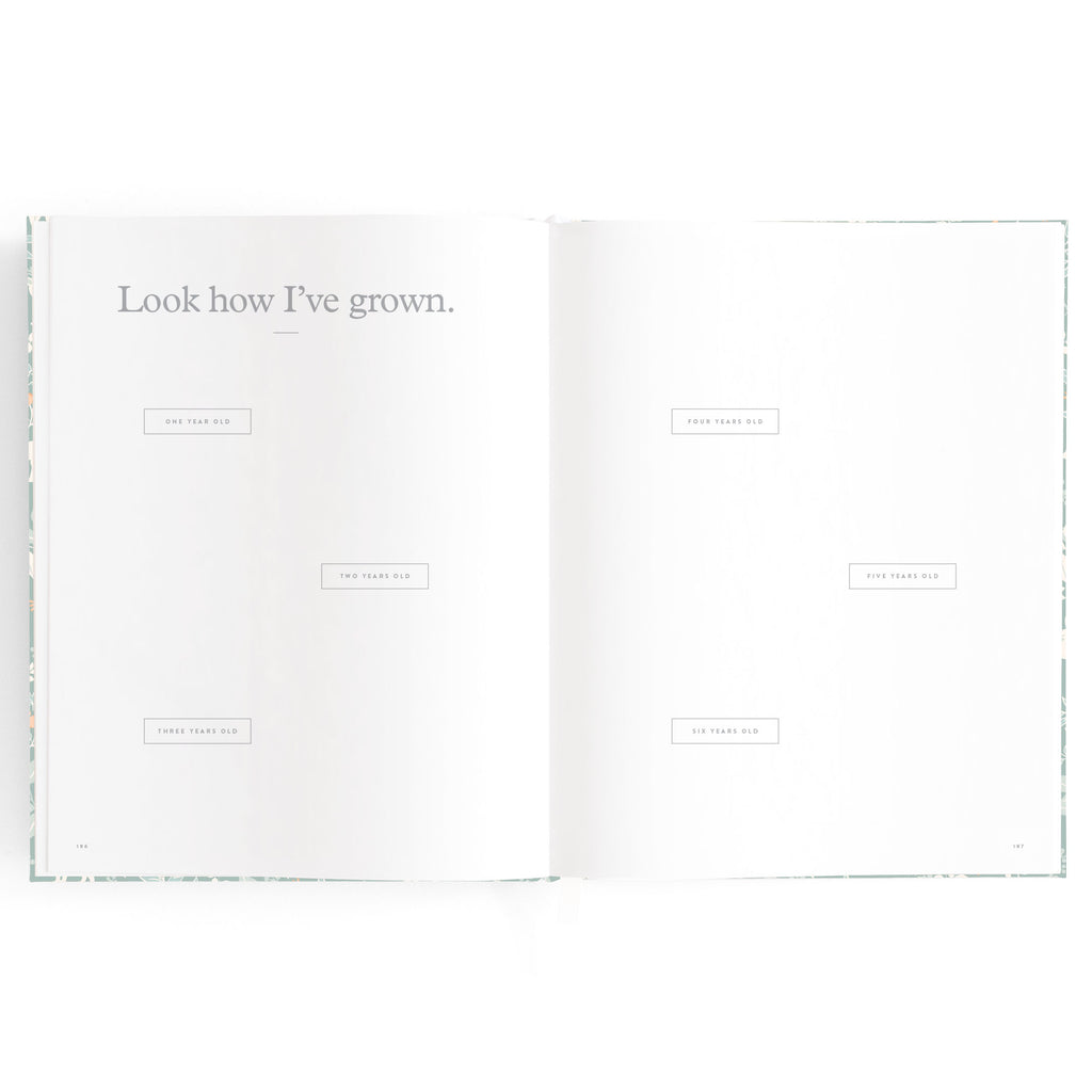 Fox & Fallow Baby Book - Forest Friends Sage