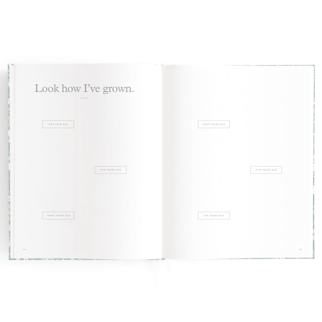 Fox & Fallow Baby Book - Forest Friends Sage