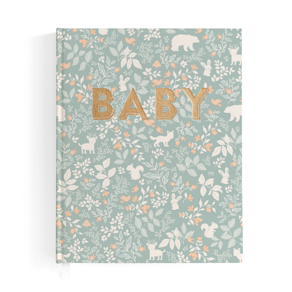 Fox & Fallow Baby Book - Forest Friends Sage
