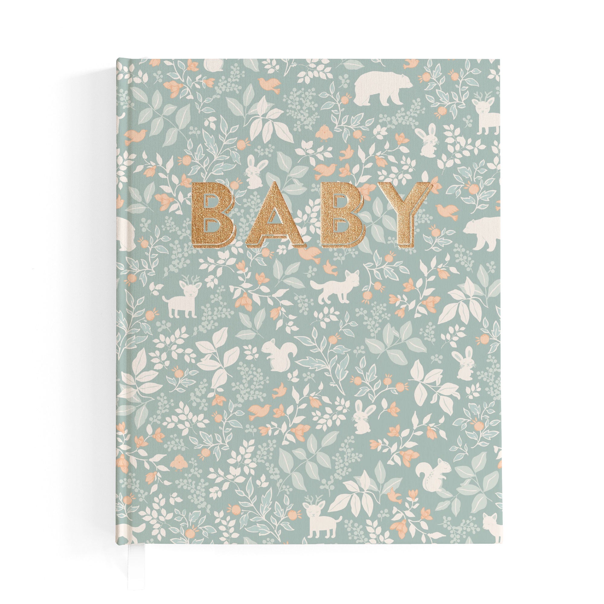 Fox & Fallow Baby Book - Forest Friends Sage