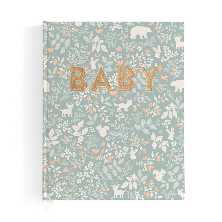 Fox & Fallow Baby Book - Forest Friends Sage
