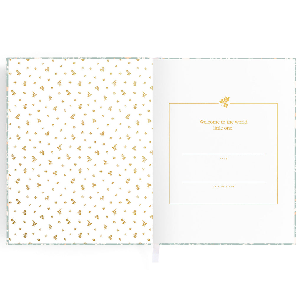 Fox & Fallow Baby Book - Forest Friends Sage
