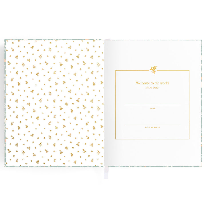 Fox & Fallow Baby Book - Forest Friends Sage