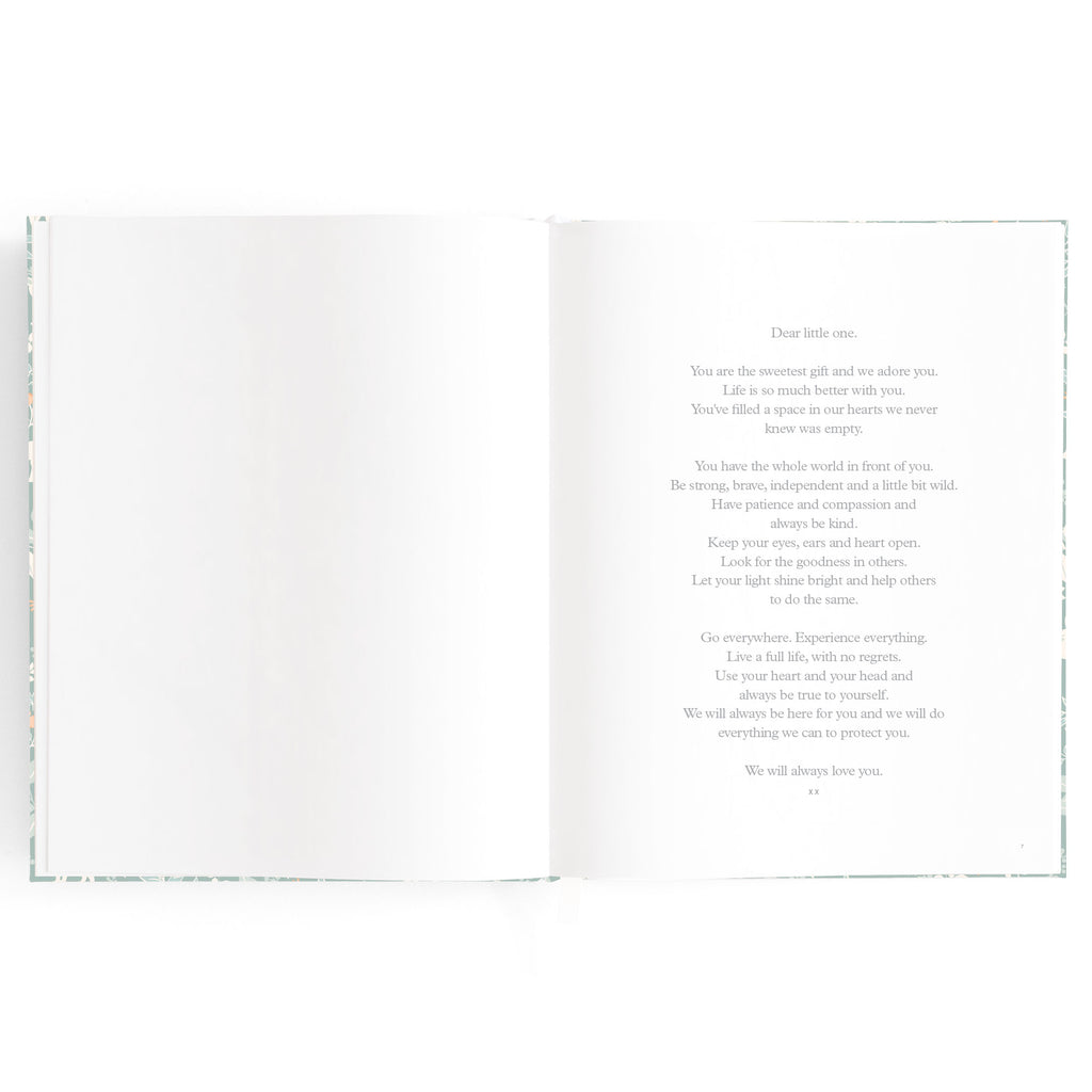 Fox & Fallow Baby Book - Forest Friends Sage