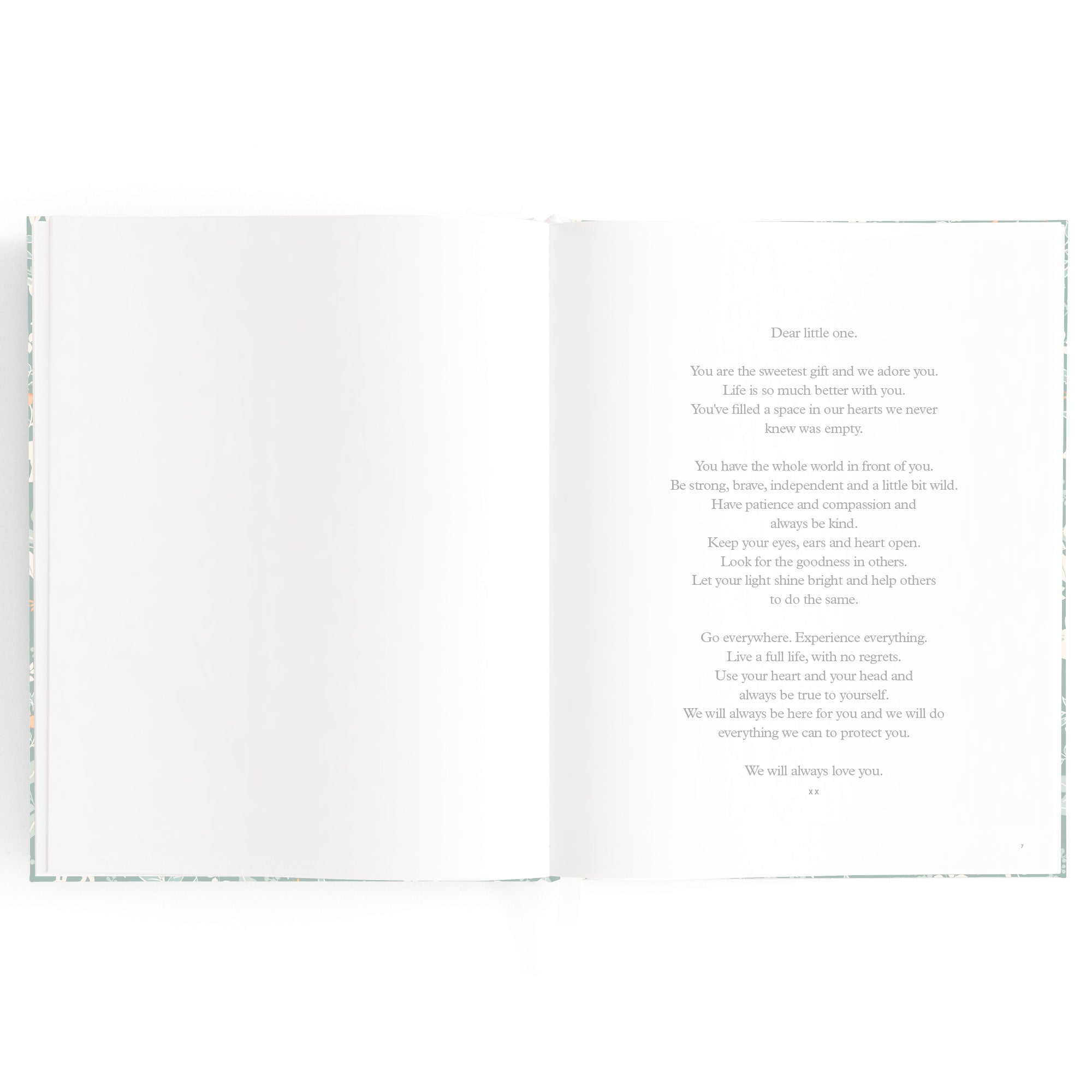 Fox & Fallow Baby Book - Forest Friends Sage